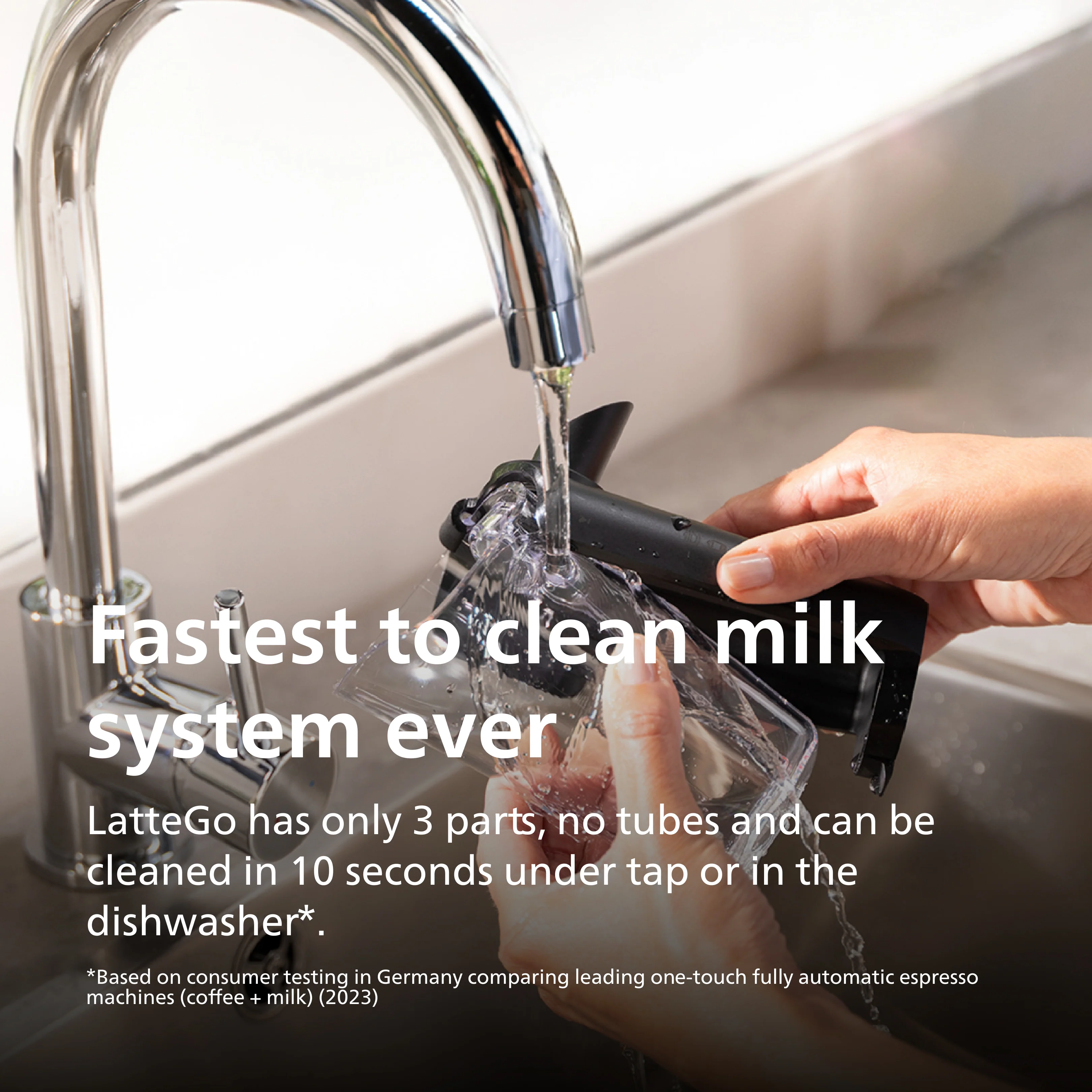 Philips 2300 Fully Automatic Espresso Machine with LatteGo Milk Frother - Image 4