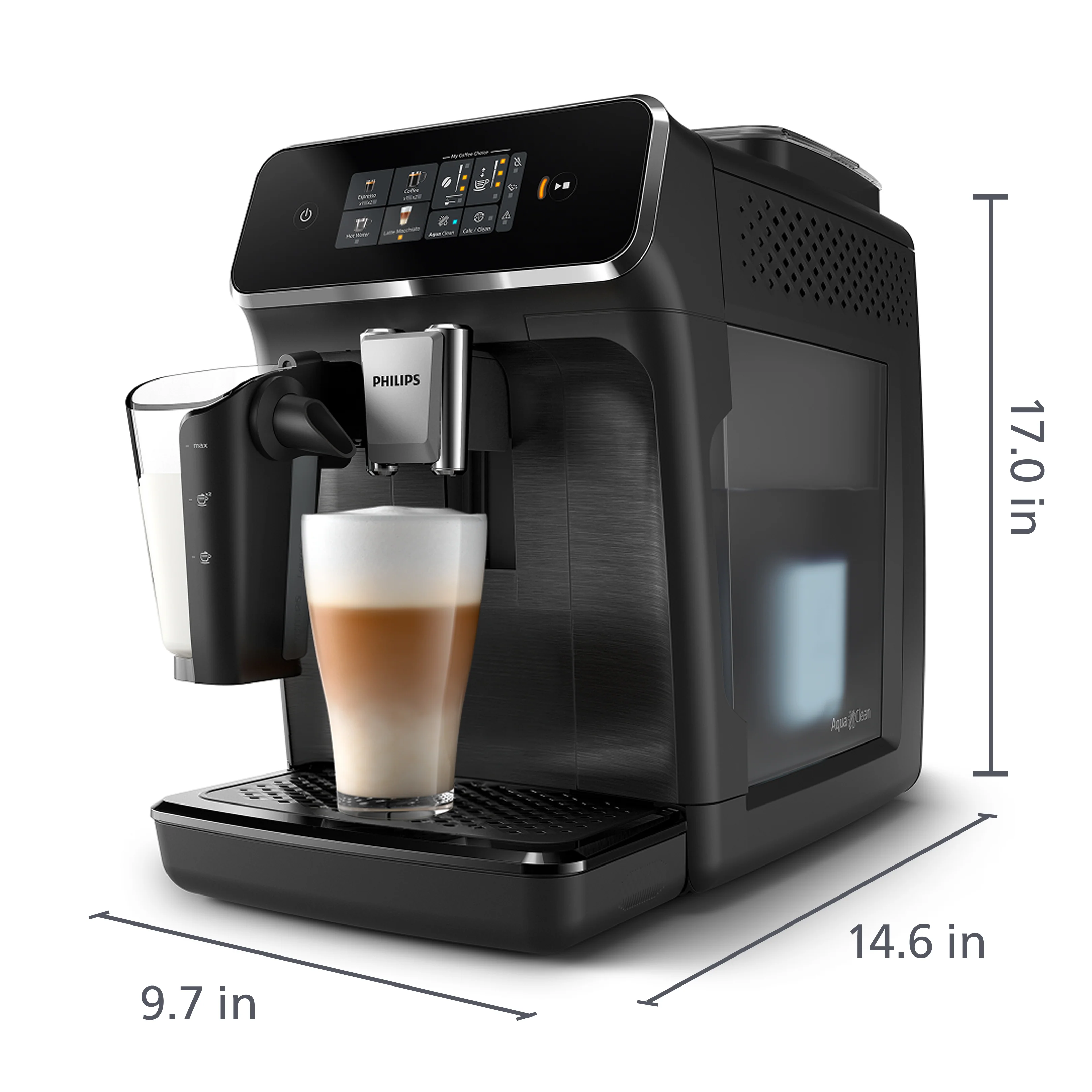 Philips 2300 Fully Automatic Espresso Machine with LatteGo Milk Frother - Image 9