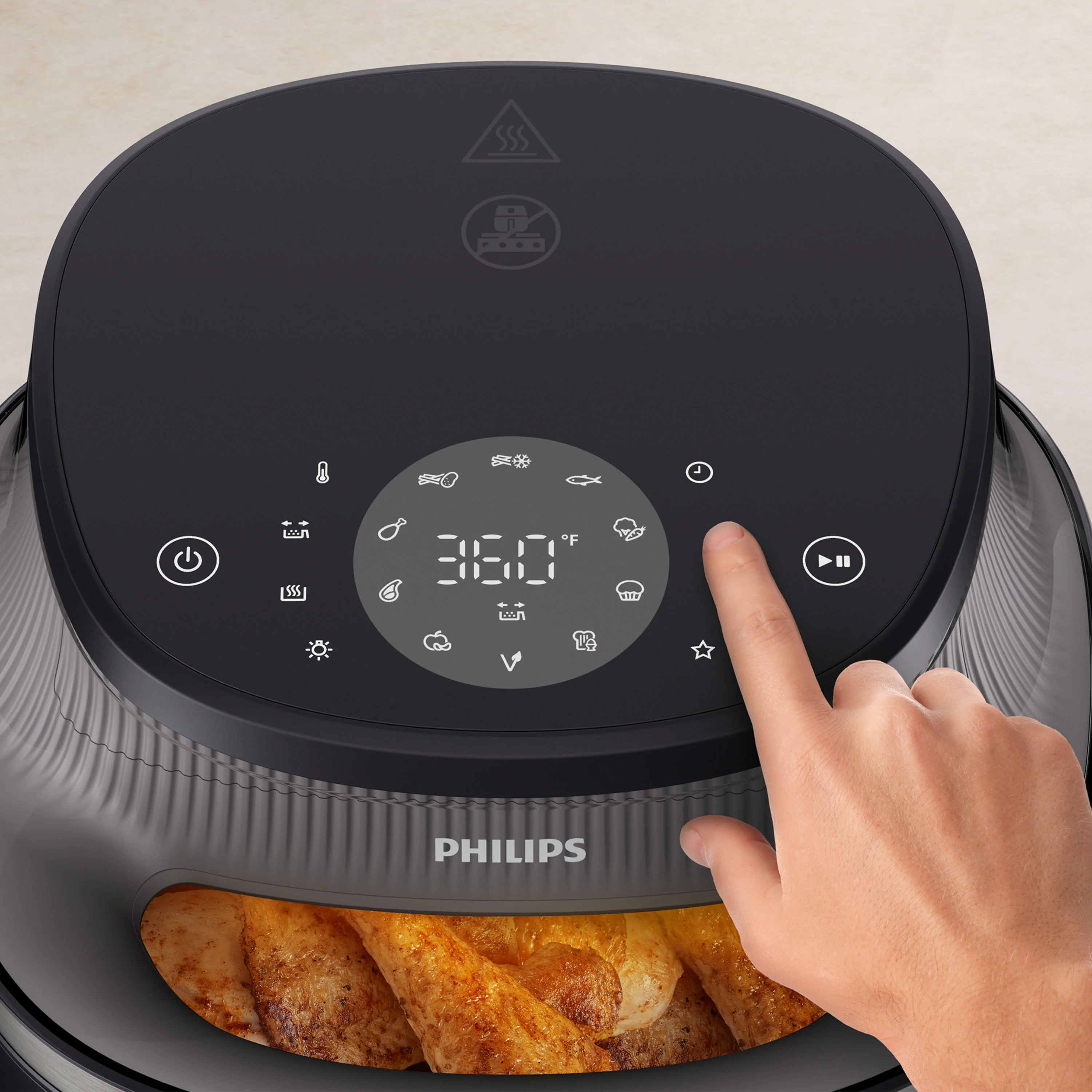 Philips 3000 Series Airfryer with Window, 6.5 Qt (6.2L) - Image 4