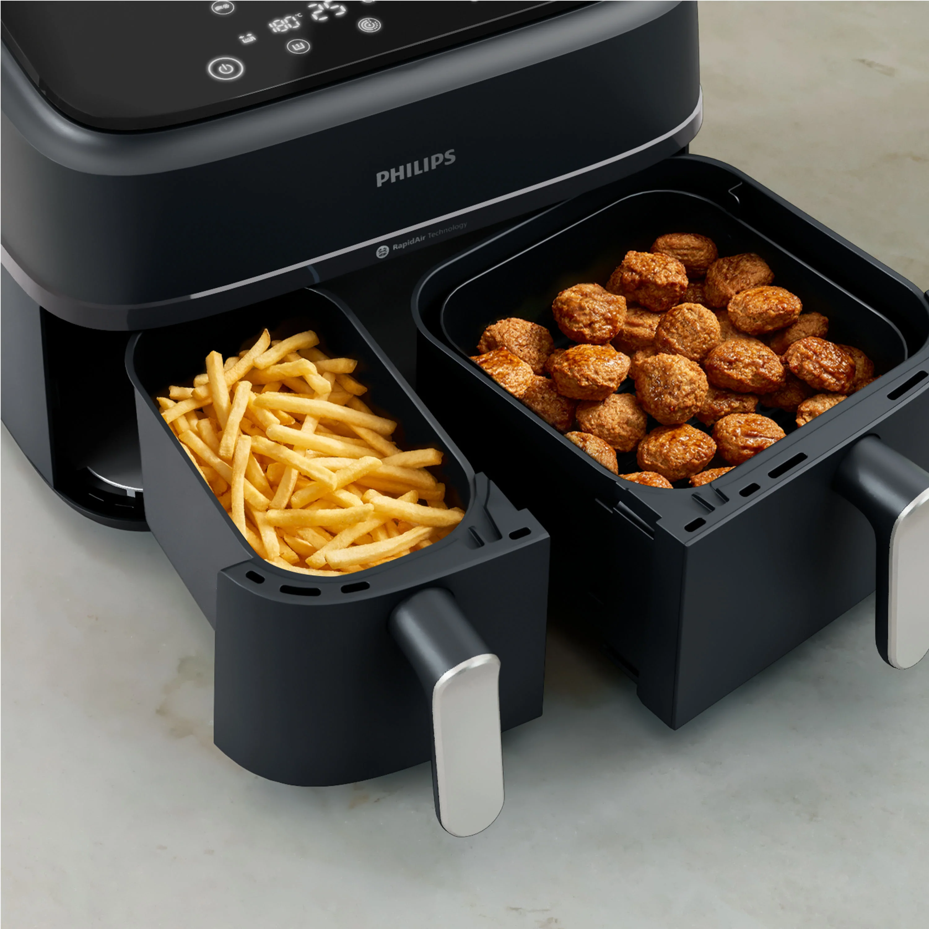 Philips 3000 Series Dual-Basket Airfryer, 9.5 Qt (9L) - Image 4