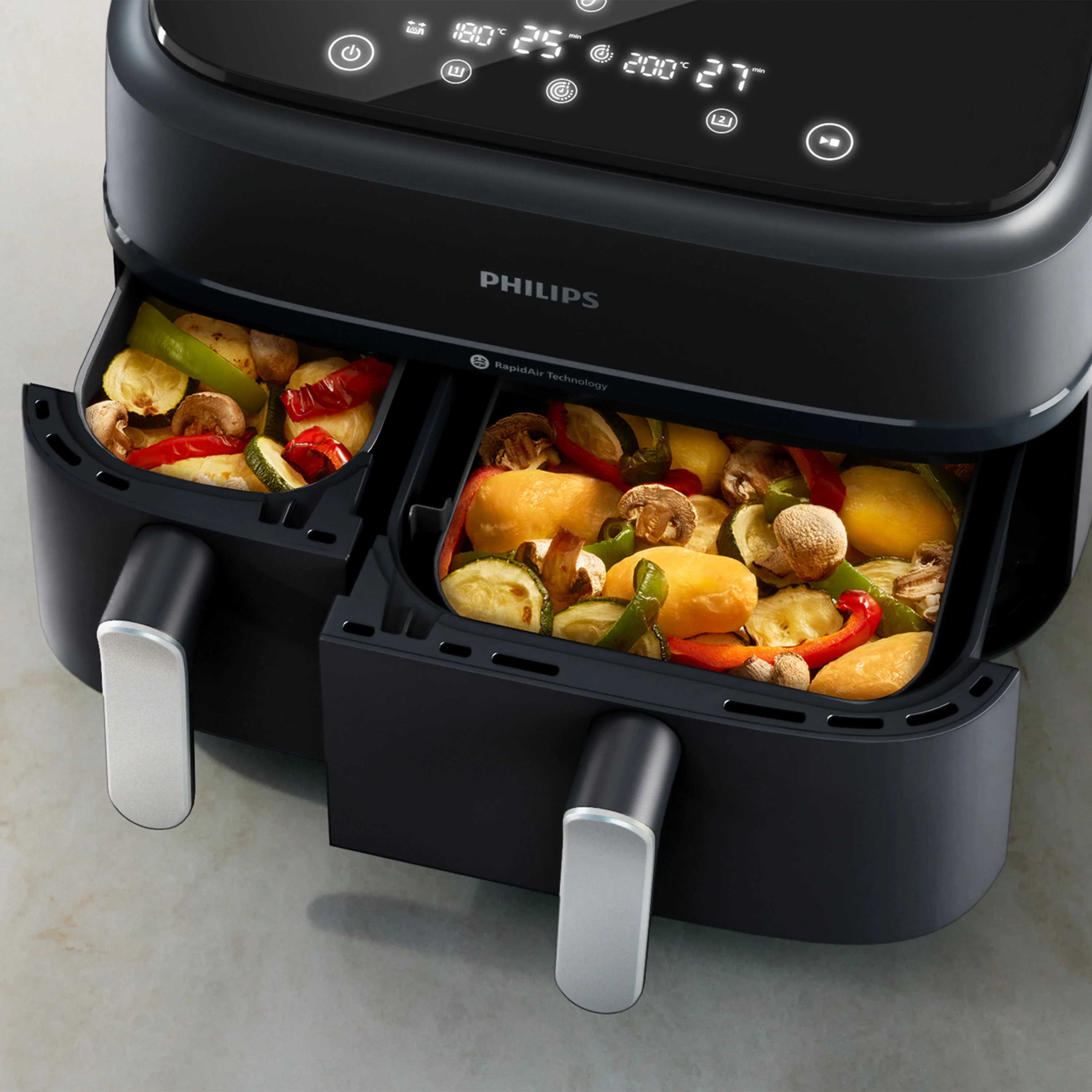 Philips 3000 Series Dual-Basket Airfryer, 9.5 Qt (9L) - Image 5